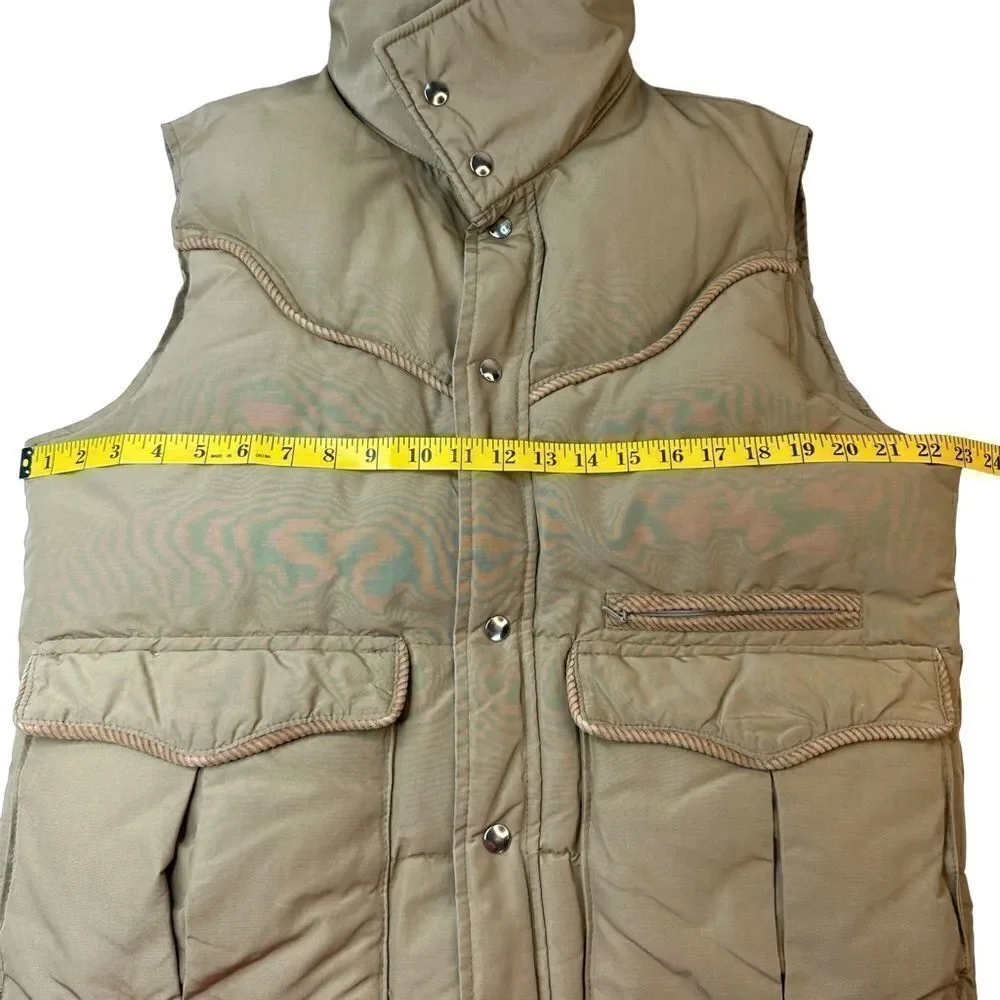 FIELD & STREAM Gordon & Ferguson Co Tan Down Vest Size Large